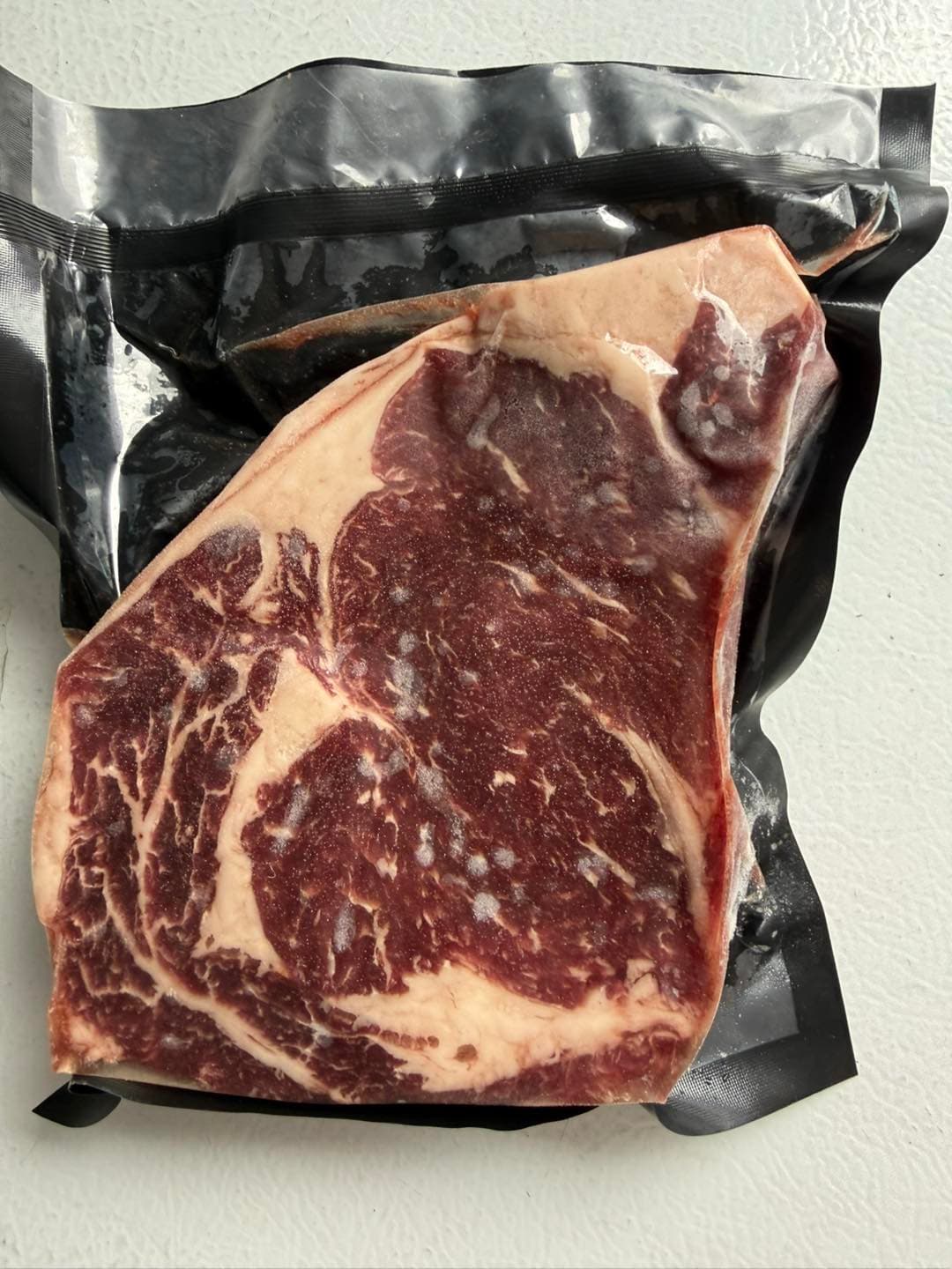 Fanclare Farms Black Angus ribeye steak